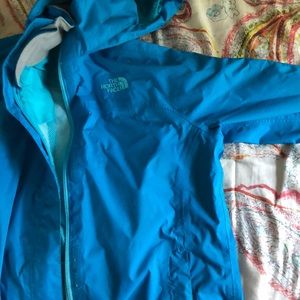 North face rain jacket youth L